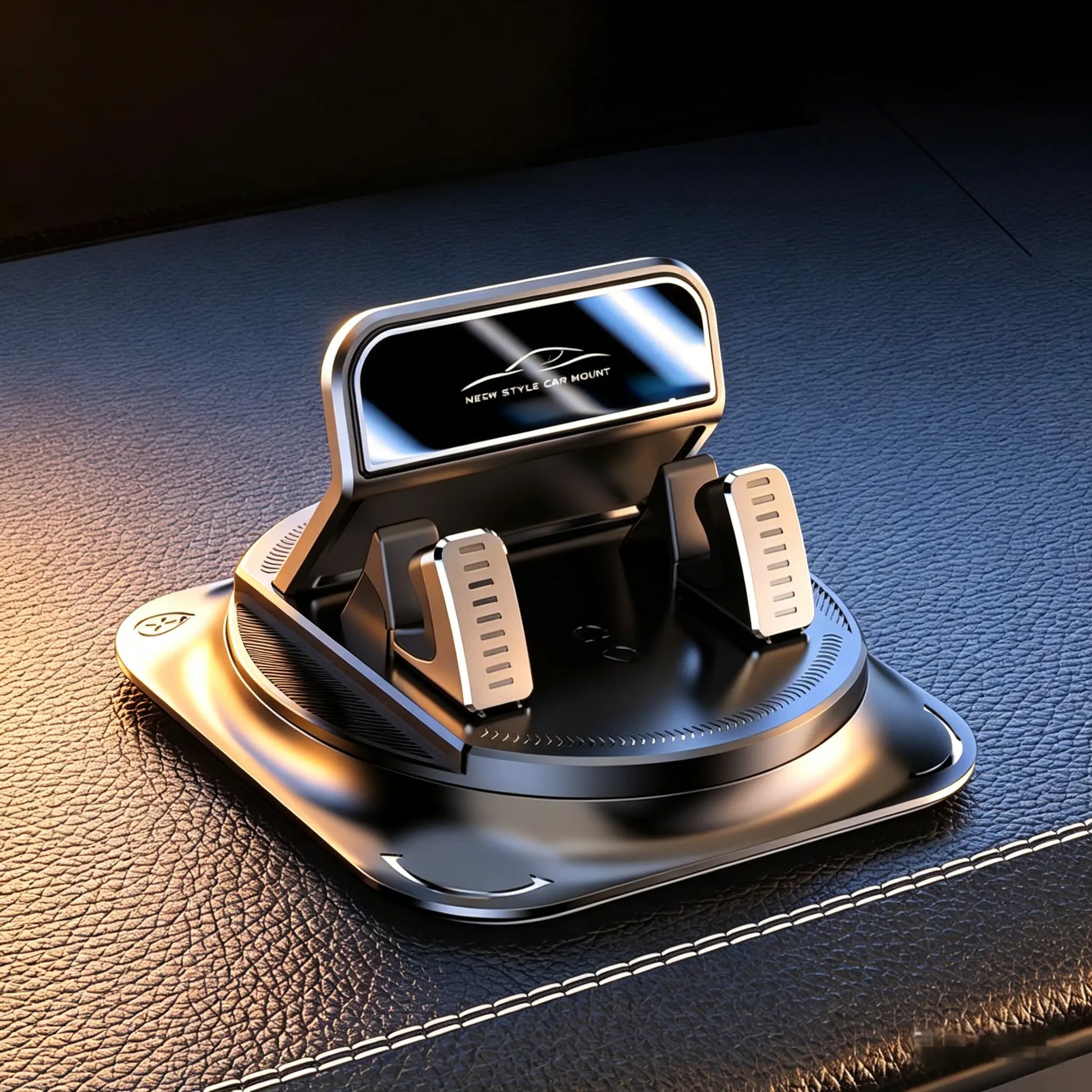 Universal 360° Rotation Car Phone Mount - Dashboard Phone Holder for All Smartphones