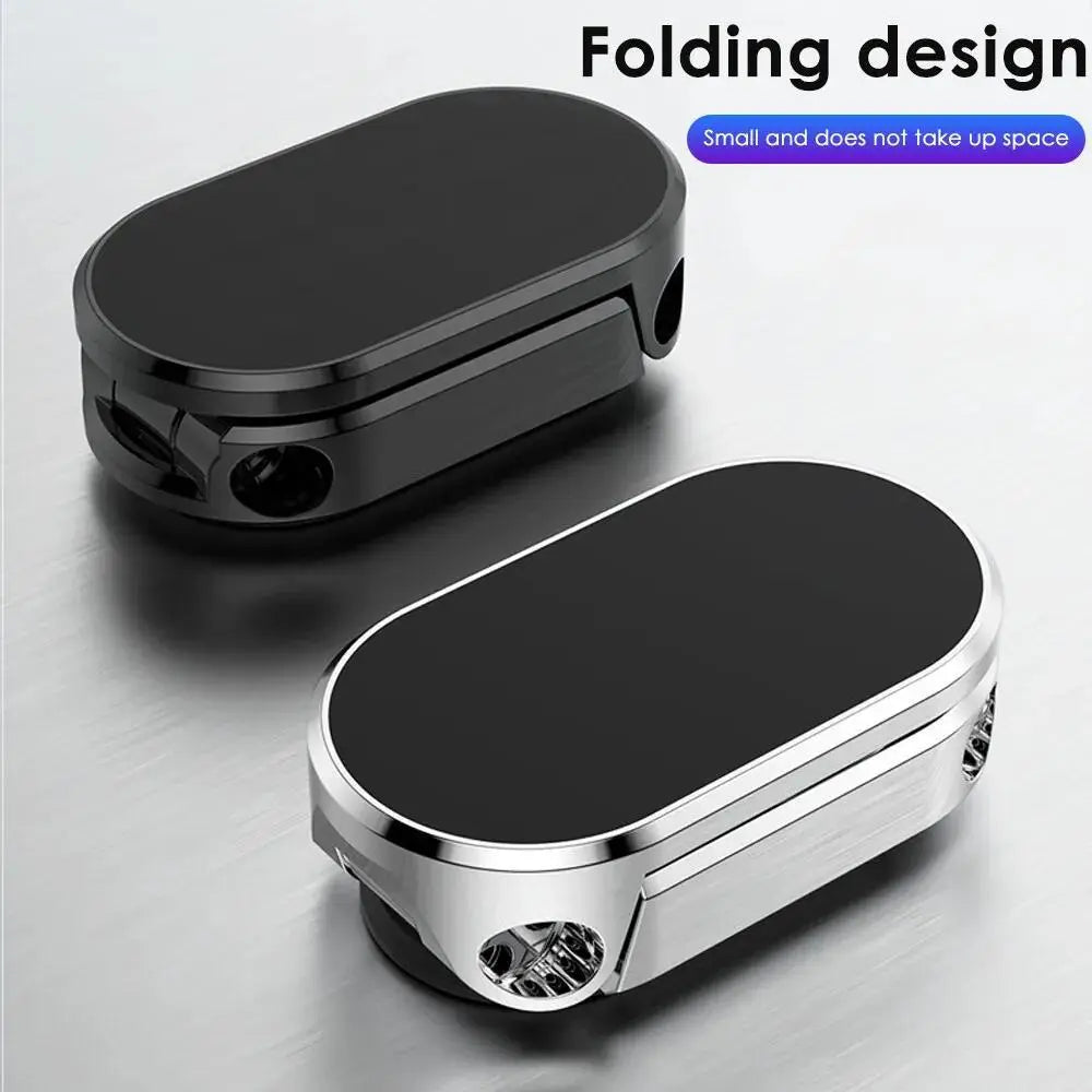 2Pcs Alloy 360° Rotatable Magnetic Car Phone Mount, Foldable Vehicle Phone Holder, Magnetic Phone Mount