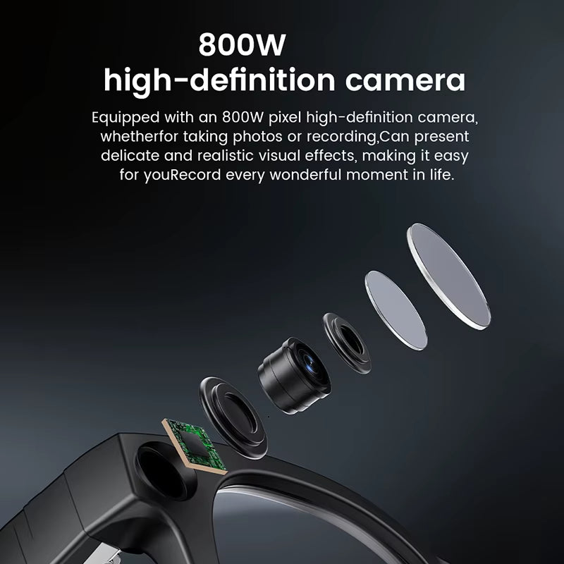 2026 Smart Glasses HD Photo Video Openai Record Translation Touch Photochromic Lenses Bluetooth Call Music Multifunction Glasses