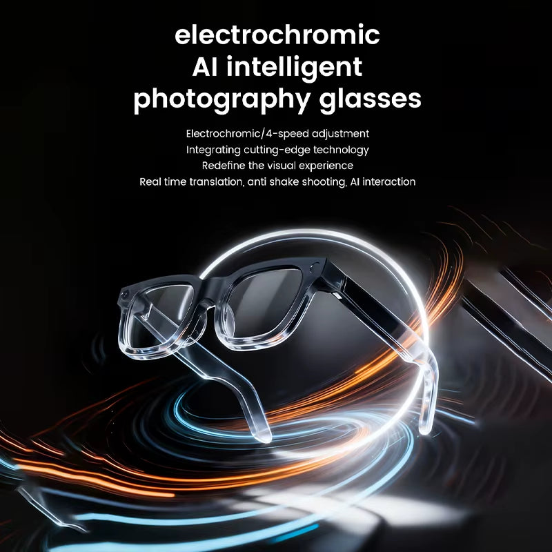 2026 Smart Glasses HD Photo Video Openai Record Translation Touch Photochromic Lenses Bluetooth Call Music Multifunction Glasses