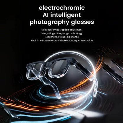 2026 Smart Glasses HD Photo Video Openai Record Translation Touch Photochromic Lenses Bluetooth Call Music Multifunction Glasses