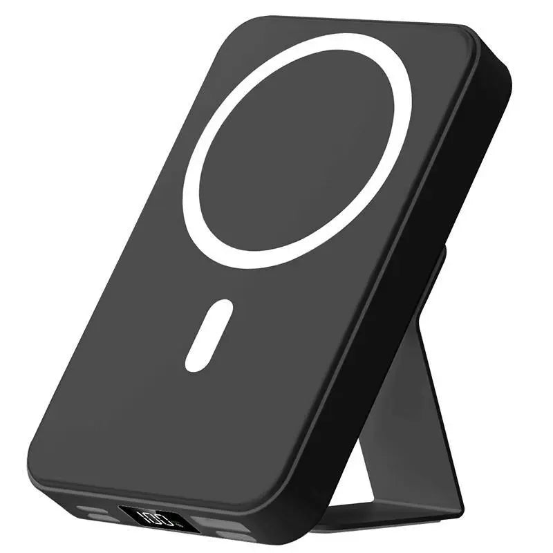 10000Mah Magnetic Power Bank - Portable Mobile Charger with Foldable Stand, LED Digital Display, for Iphone, Android, Smartphone, Back to School Haul Tools and Gadgets, Compact Travel Gifts for Him Battery Pack