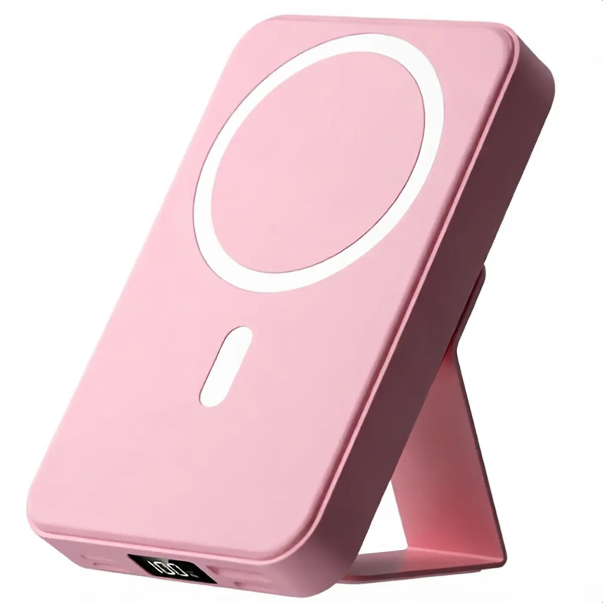 10000Mah Magnetic Power Bank - Portable Mobile Charger with Foldable Stand, LED Digital Display, for Iphone, Android, Smartphone, Back to School Haul Tools and Gadgets, Compact Travel Gifts for Him Battery Pack