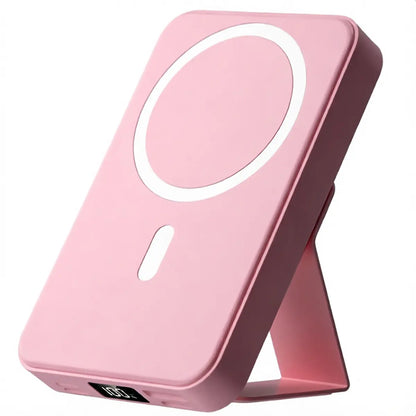 10000Mah Magnetic Power Bank - Portable Mobile Charger with Foldable Stand, LED Digital Display, for Iphone, Android, Smartphone, Back to School Haul Tools and Gadgets, Compact Travel Gifts for Him Battery Pack