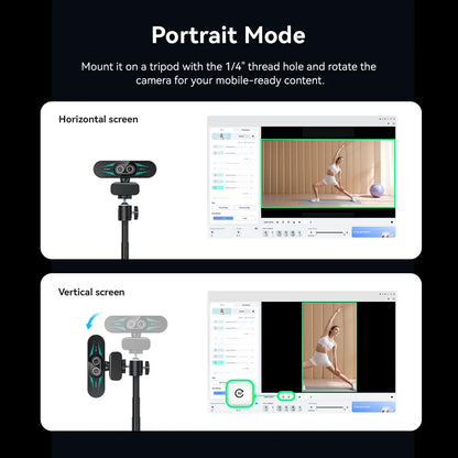 EMEET C60E 4K Dual Webcam with Remote, Dual Camera & RGB Light 4K@30Fps/1080P@60Fps Streaming Camera, 11X Zoom, Auto Focus, USB Webcam with Microphone & Physical Privacy Cover, OBS, Zoom, Teams, Gaming, Streaming, Tiktokshopspringglowup, Summervibes Tikto