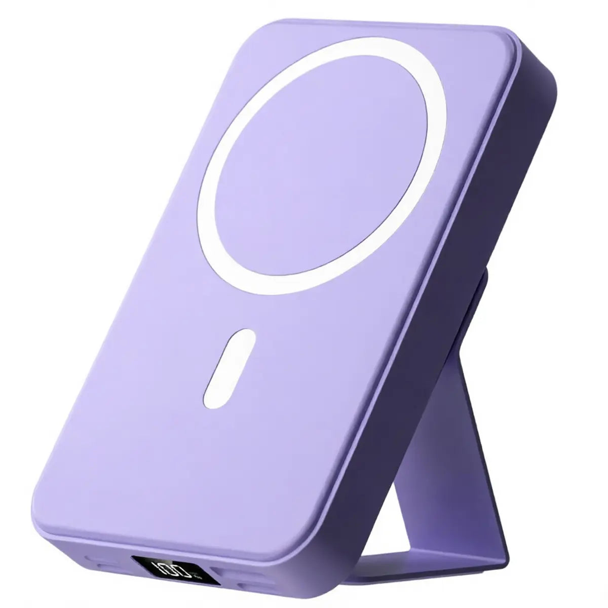 10000Mah Magnetic Power Bank - Portable Mobile Charger with Foldable Stand, LED Digital Display, for Iphone, Android, Smartphone, Back to School Haul Tools and Gadgets, Compact Travel Gifts for Him Battery Pack