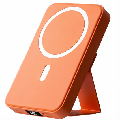 10000Mah Magnetic Power Bank - Portable Mobile Charger with Foldable Stand, LED Digital Display, for Iphone, Android, Smartphone, Back to School Haul Tools and Gadgets, Compact Travel Gifts for Him Battery Pack