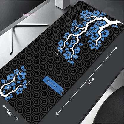 Large Gaming Mousepads Sakura Mouse Pad Computer Mousepad Mouse Mat 90X40Cm Desk Pads for PC Keyboard Mats Table Rug